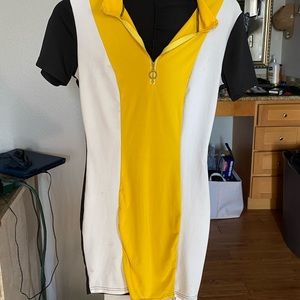Yellow/Black/White Dress (SOLD ELSEWHERE)